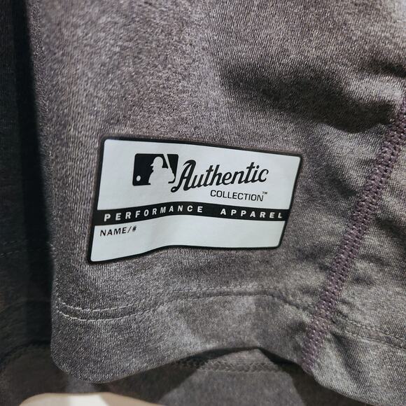 Nike Pro Men's Gray Black Colorblock MLB Performance Training T Shirt Size XXL - Picture 2 of 11